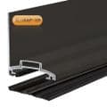 Alukap-XR 60mm Wall Bar with 55mm Slotted Rafter Gasket
